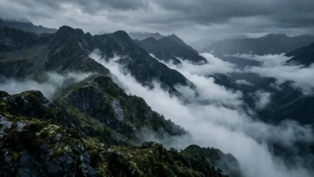 山脊：大远景 · 航拍