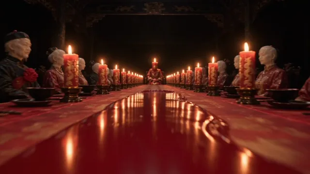 蜡河：全景 · 贴桌面低机位
